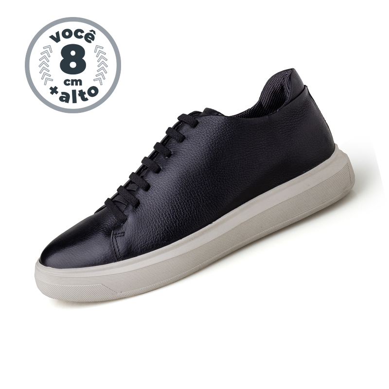 Tênis Dapper - Aumenta Altura 8 cm - Preto - Masculino