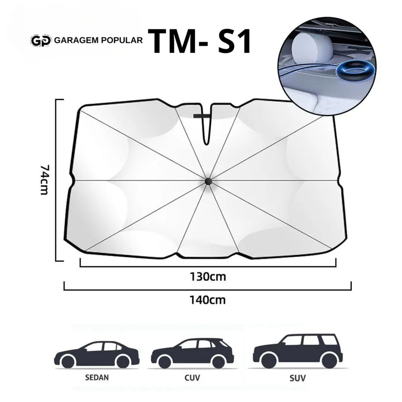 Protetor Solar Para-brisa de Carro