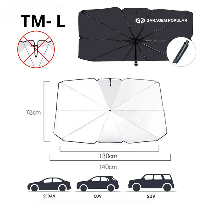 Protetor Solar Para-brisa de Carro