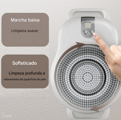 Máquina de Chuveiro Inteligente Montada na Parede V1 – Escova Elétrica para Banho e Dispositivo de Esfregar Costas