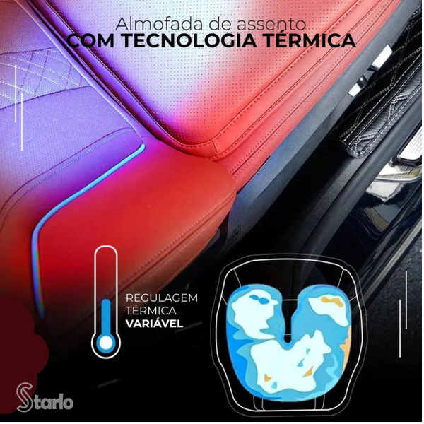 Almofada de Assento Automotivo Personalizada - Ultra Max Comfort