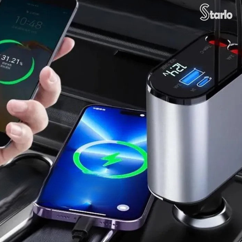 Carregador de Celular Automotivo 4 em 1 CellFuel