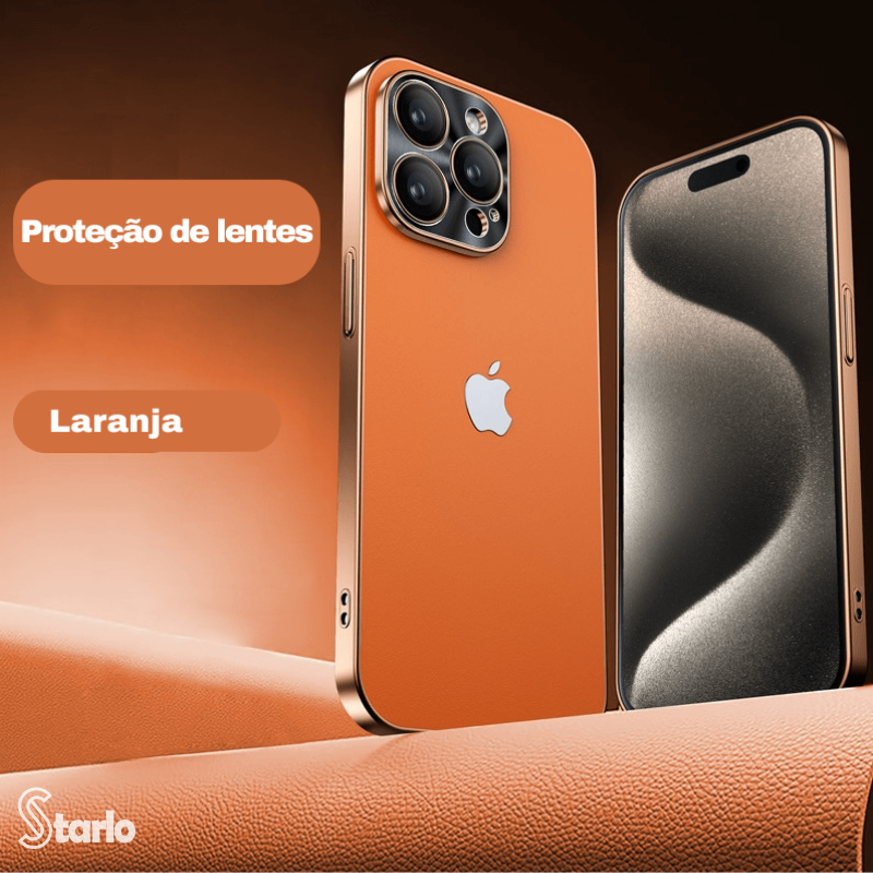 Capinha de iPhone em Couro Premium