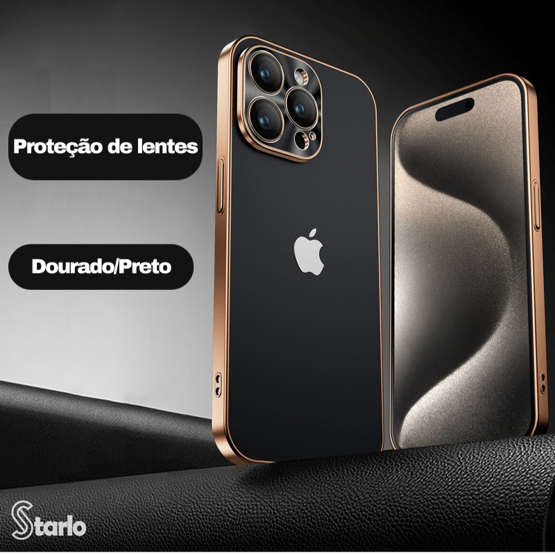 Capinha de iPhone em Couro Premium