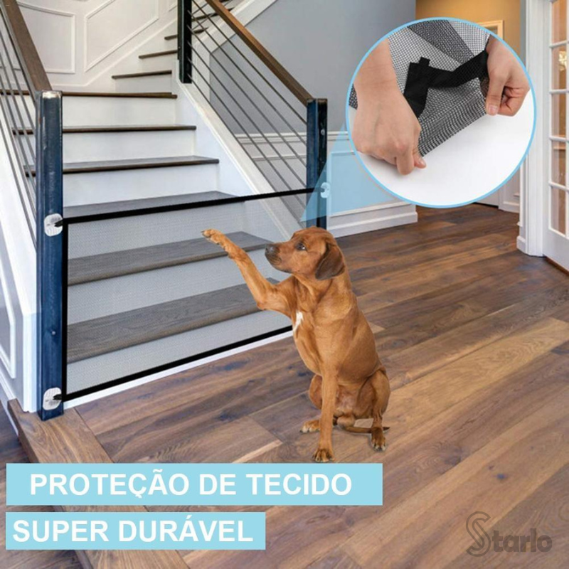 Grade Inteligente de Proteção para Cachorro - Tela Invisível