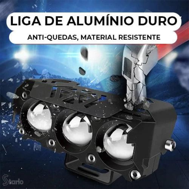 Farol de Milha Ultra Light Para Moto: Iluminação Avançada