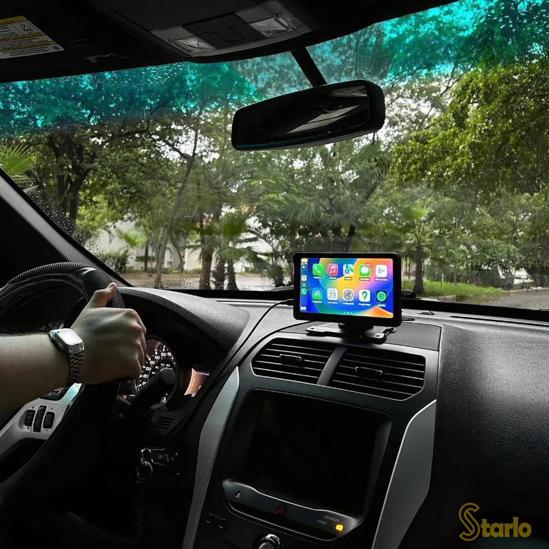 Tela Multimídia com CarPlay MaxTela Pro 7" + Câmera de Ré - Starlo