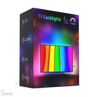 Luz de Fundo de TV Inteligente M RGB LED Wi-Fi USB 5V IP44