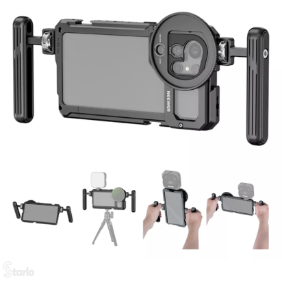 Gaiola Portátil Neewer com Adaptador e Filtro para Celular