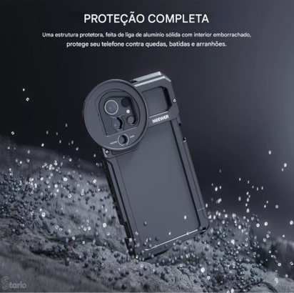 Gaiola Portátil Neewer com Adaptador e Filtro para Celular