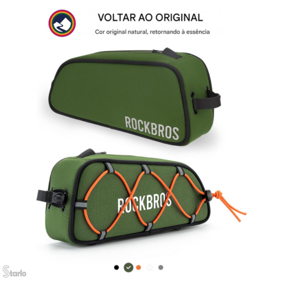 Bolsa para Tubo Superior de Bicicleta ROCKBROS - Road to Sky