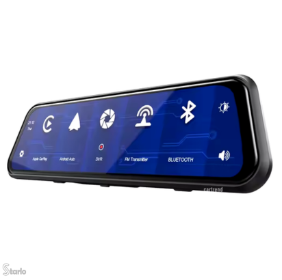 Tela de Retrovisor para Carro multimídia com Dashcam DVR Android – Monitor Automotivo com Câmera Frontal e Traseira