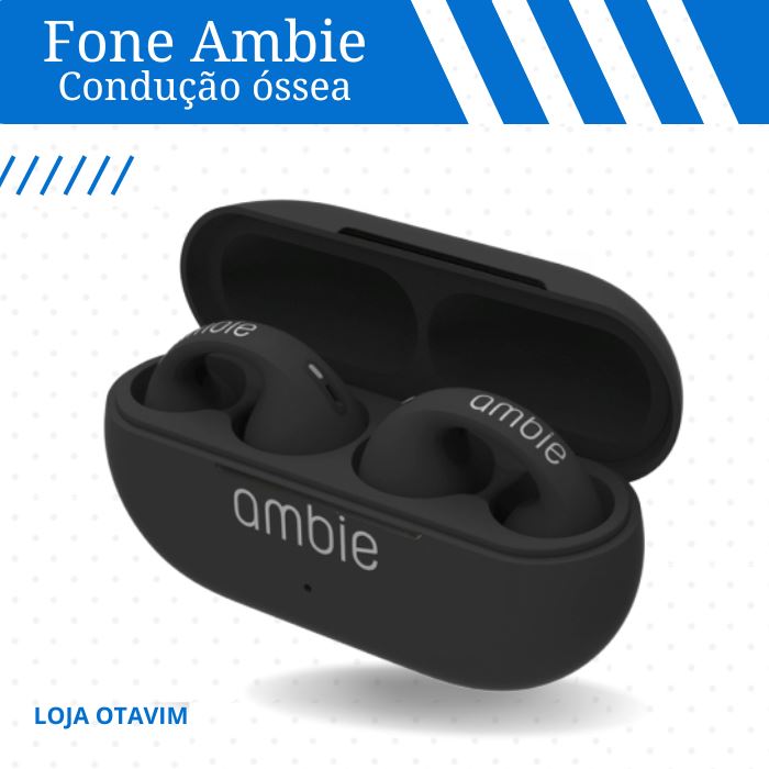 Fone de ouvido Ambie Pro - Condução óssea