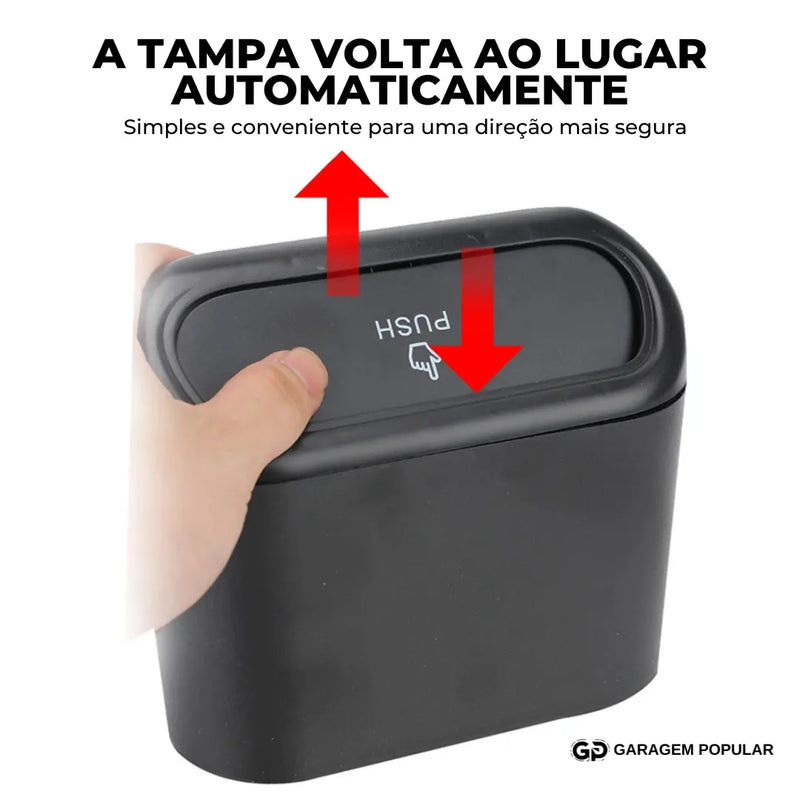 Lixeira A Prova D'Água com Suporte para Carro