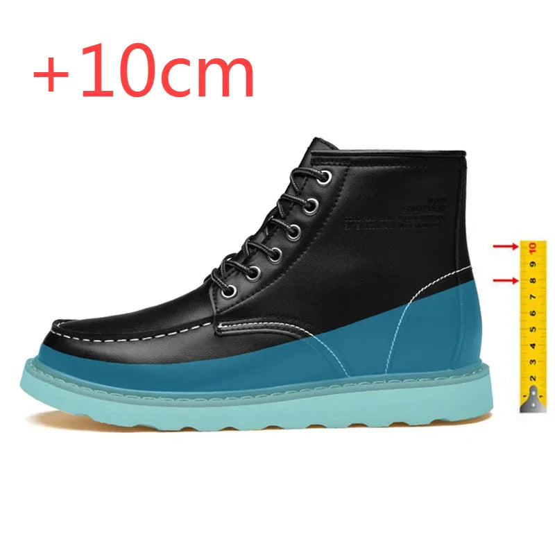 Botas de Couro com Sola Alta - Elevatta