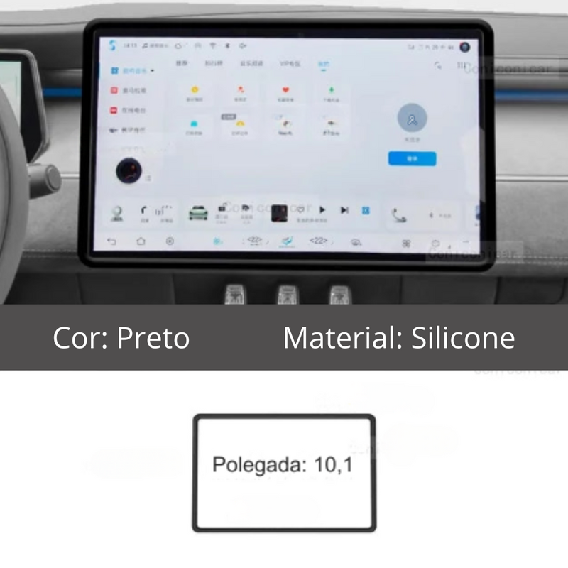 Tela Protetora de Silicone Carro elétrico *Frete Grátis*