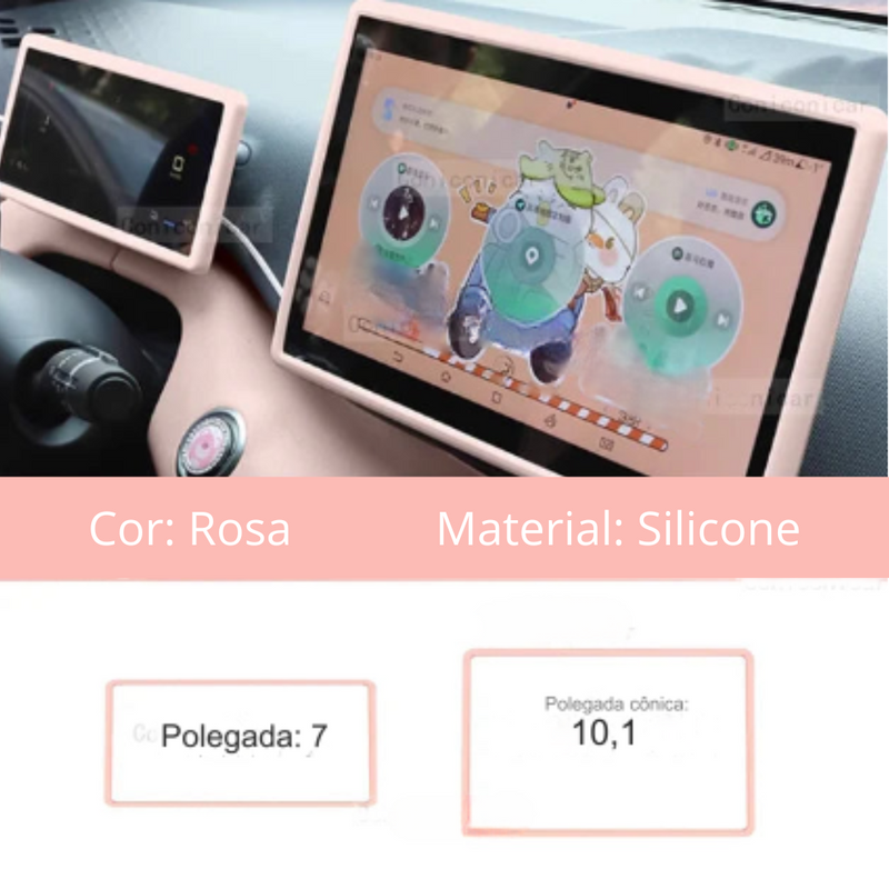 Tela Protetora de Silicone Carro elétrico *Frete Grátis*