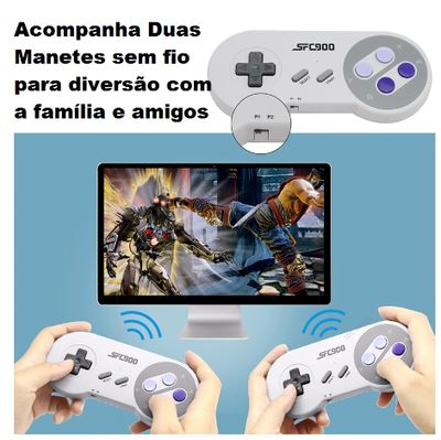 Super Game Retrô™ 4K HD com 35.000 Jogos + (Brindes Exclusivos)