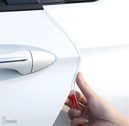 Porta Borda de Borracha Tiras Protetoras Carro Elétrico