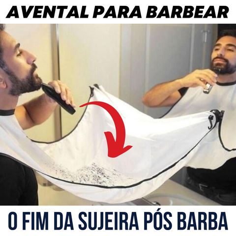 Avental para Barbear e Evitar Sujeira - Clear Brutus