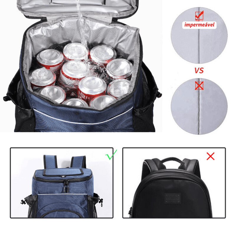 Mochila Cooler à Prova D'água 33L - Thermal Bag® MAX