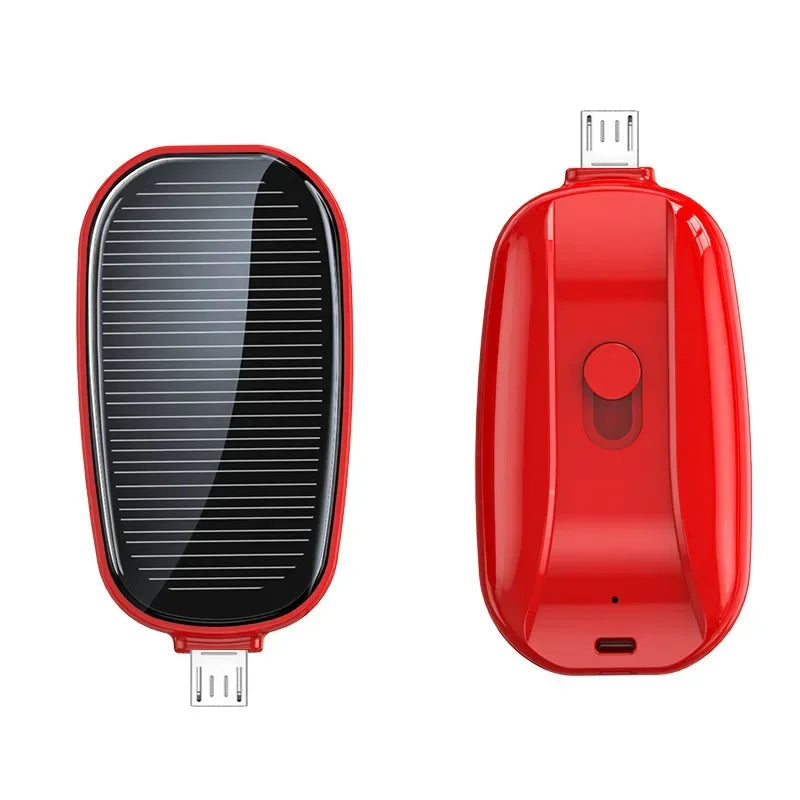 Mini Carregador Portátil Solar Energy Para Smartphones