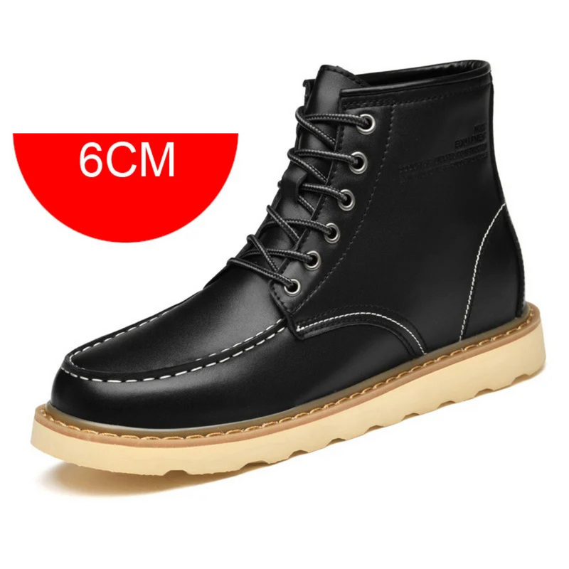 Botas de Couro com Sola Alta - Elevatta