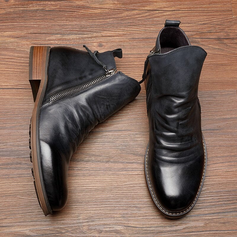 Botas de Couro Premium Ankle