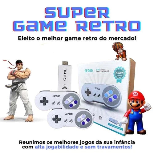 Super Game Retrô™ 4K HD com 35.000 Jogos + (Brindes Exclusivos)