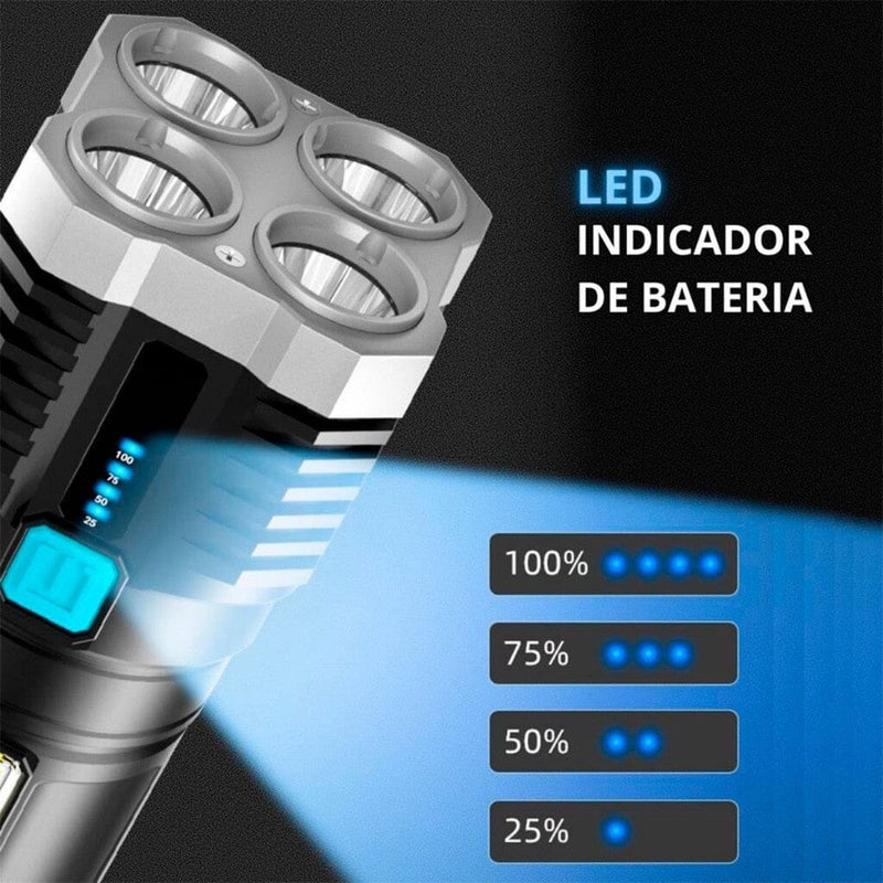 Lanterna Holofote Multifuncional de Led