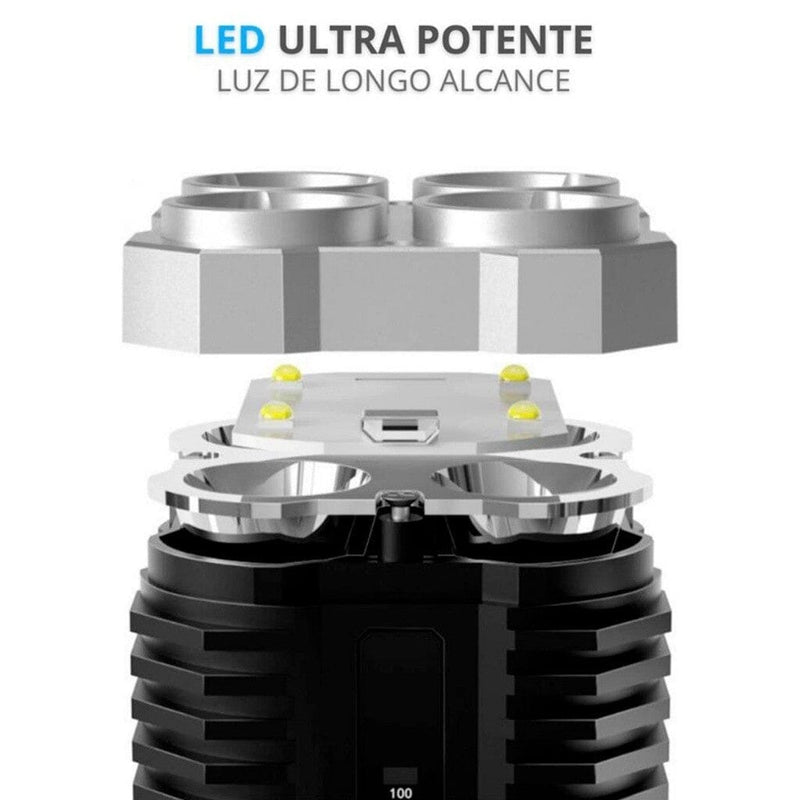 Lanterna Holofote Multifuncional de Led