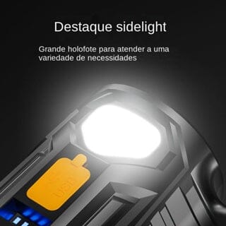 Lanterna Multifuncional de Led 5.400.00 lumens + Tripé de Brinde