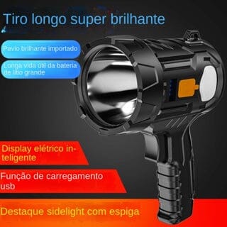 Lanterna Multifuncional de Led 5.400.00 lumens + Tripé de Brinde