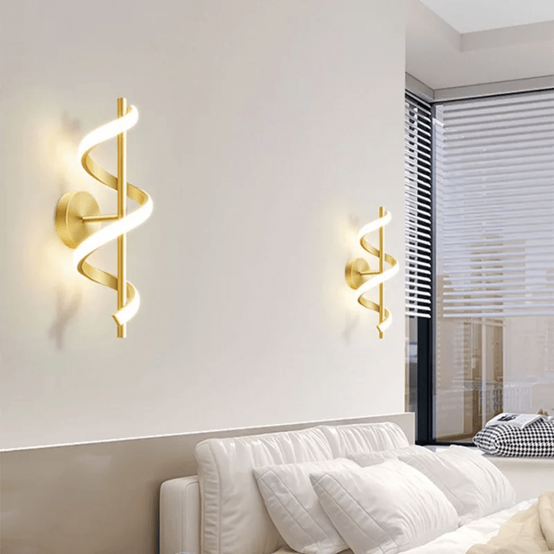 Luminária Arandela de LED para Parede Minimalista - Espiral Lines