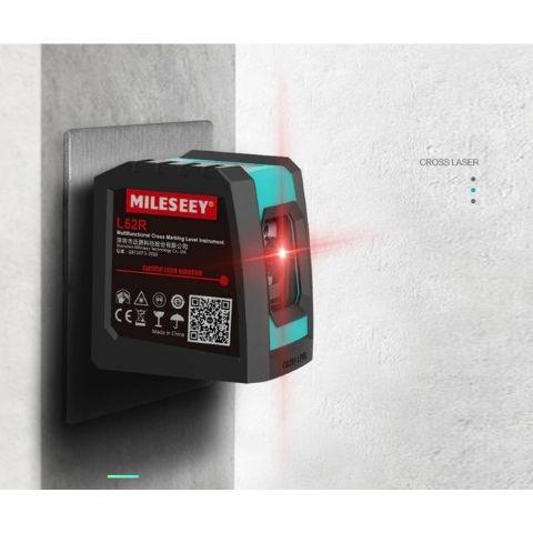 Nível a Laser Automático Alcance 15m com Bolsa e Suporte - L52R Profissional