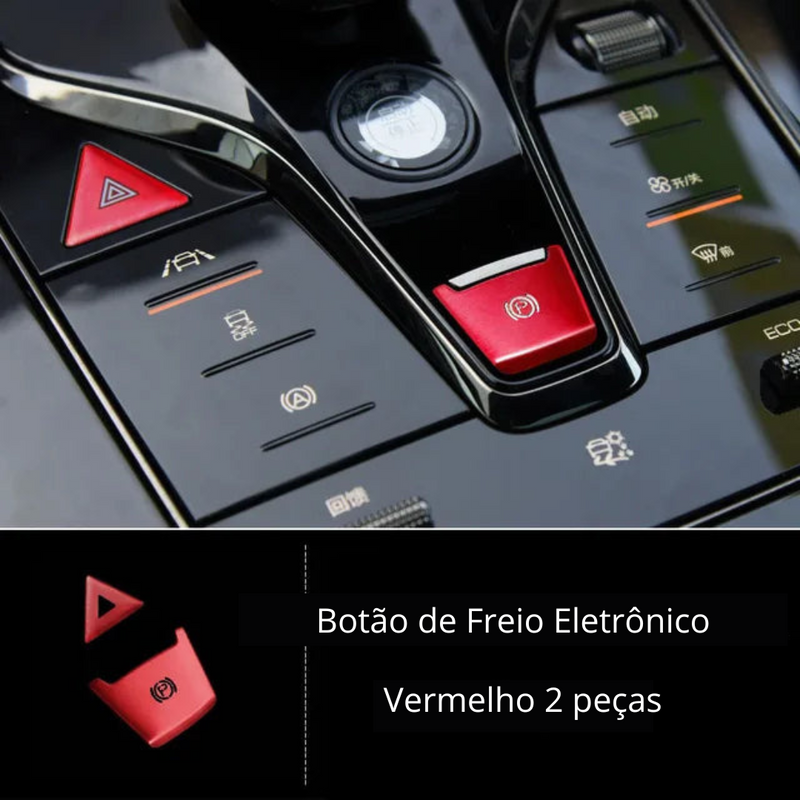 Protetor de Botão Start e Freio Para Carros Elétricos