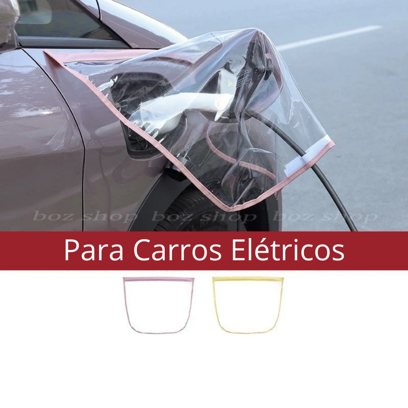 Protetor Contra Chuva Para Tomada de Carros Elétricos