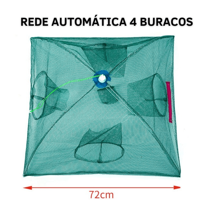 Rede de Pesca Armadilha Automática