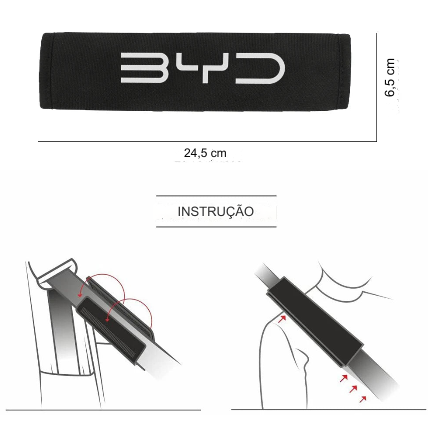 2 Almofadas para Cinto de Segurança e Ombro Proteção Almofadas para Carros Elétricos.