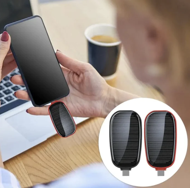Mini Carregador Portátil Solar Energy Para Smartphones